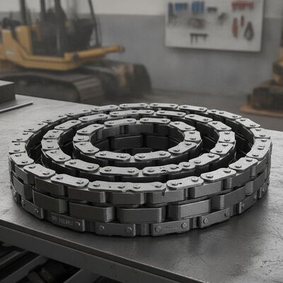 Качество Сборка гусеничной цепи D6H D6R SALT с герметичным смазанным уплотнением из легированной стали 35MnBH и HRC 40-55 для бульдозера Caterpillar фабрика