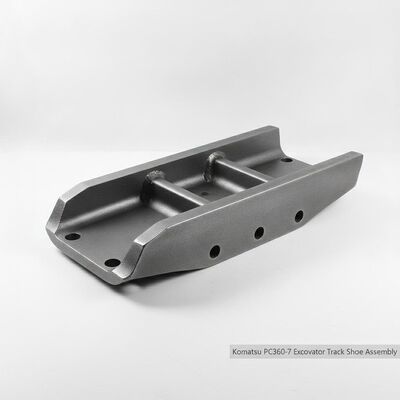 Качество Гусеничная башмак в сборе для экскаватора Komatsu PC360-7, кованая сталь 23MnB, тройной грунтозацеп, шаг 216 мм, часть ходовой тележки фабрика